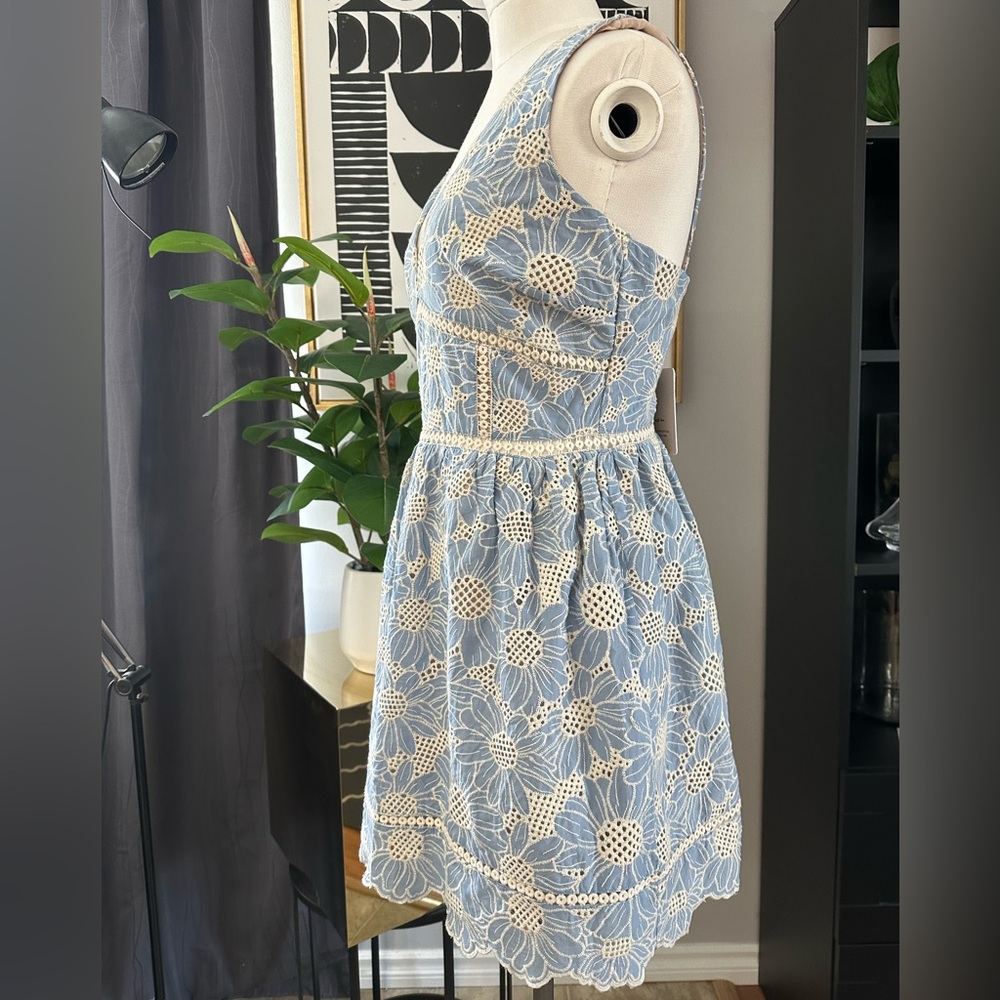Adelyn Rae Embroidered Mini Dress - Picture 6 of 11